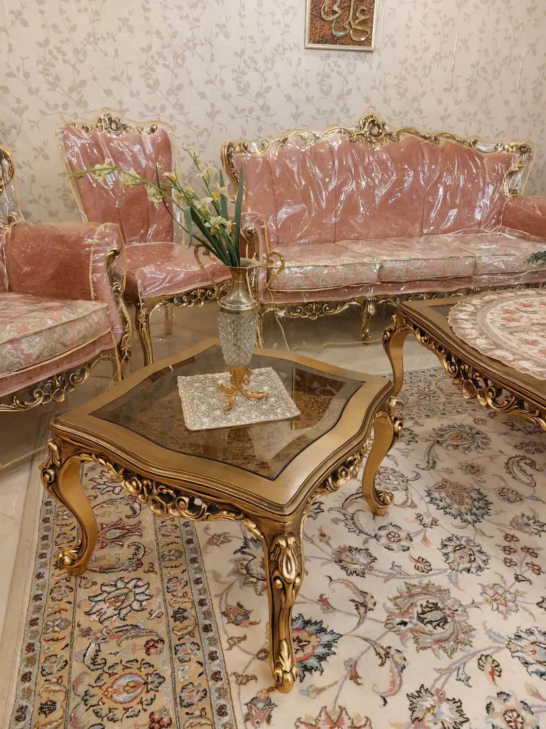 مبلمان استیل شیک با غذاخوری ۸نفره نو (برند دقت)|مبلمان خانگی و میز عسلی|مشهد, شهید بهشتی|دیوار