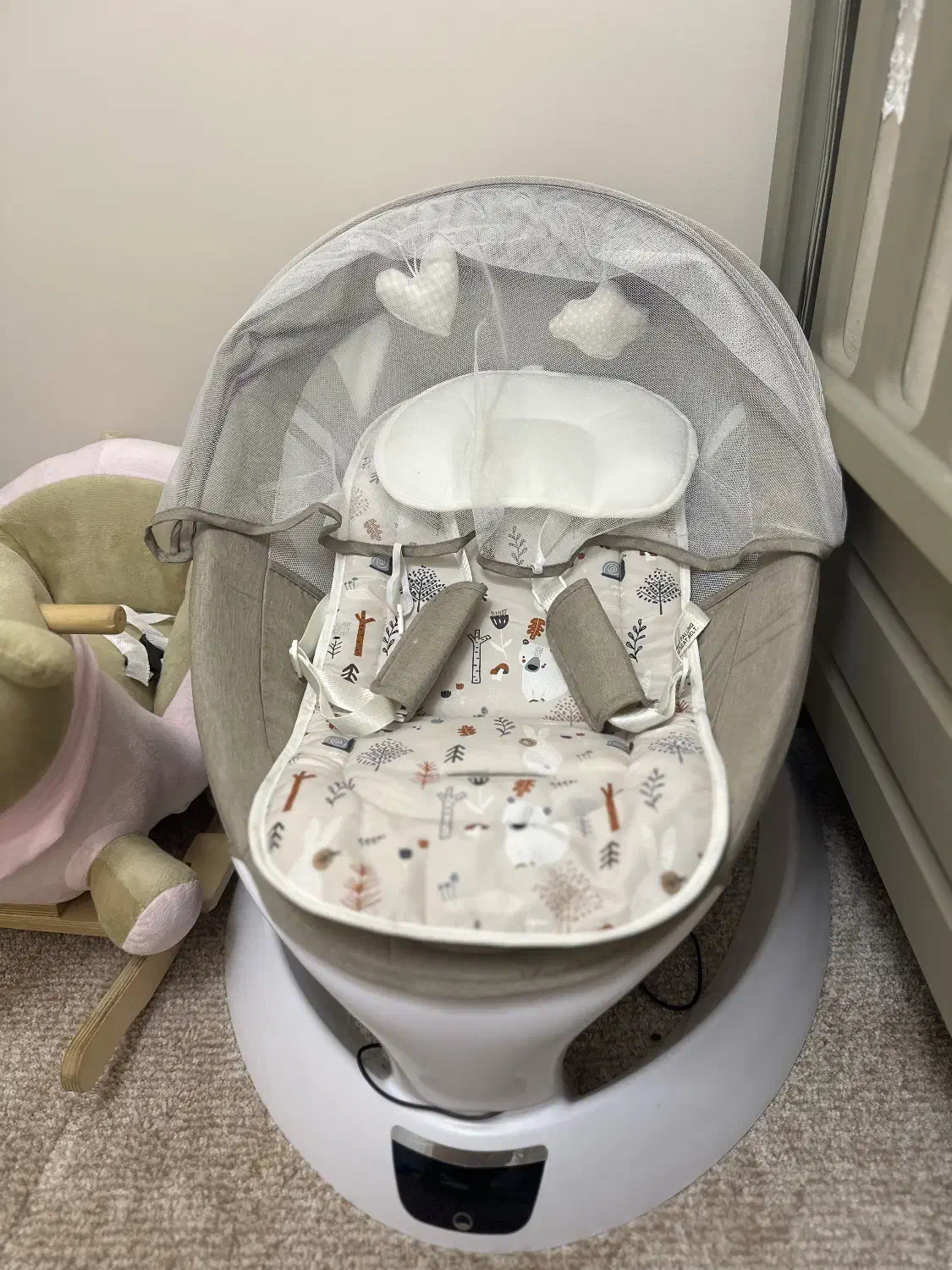 نی نی لای لای برقی موزیکال کیدیلو کاملا نو|تخت و صندلی بچه|رشت, جهاد|دیوار