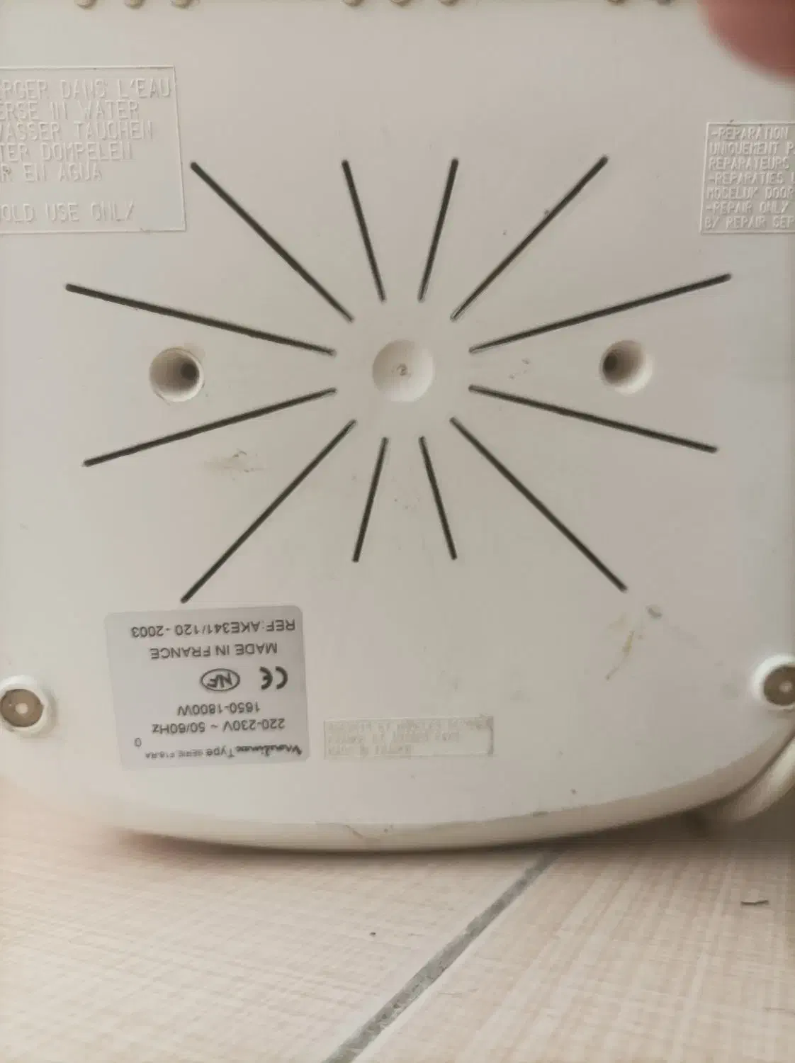 سرخ کن مولینکس فرانسوی|اجاق گاز و لوازم برقی پخت‌وپز|اصفهان, ملک‌شهر|دیوار