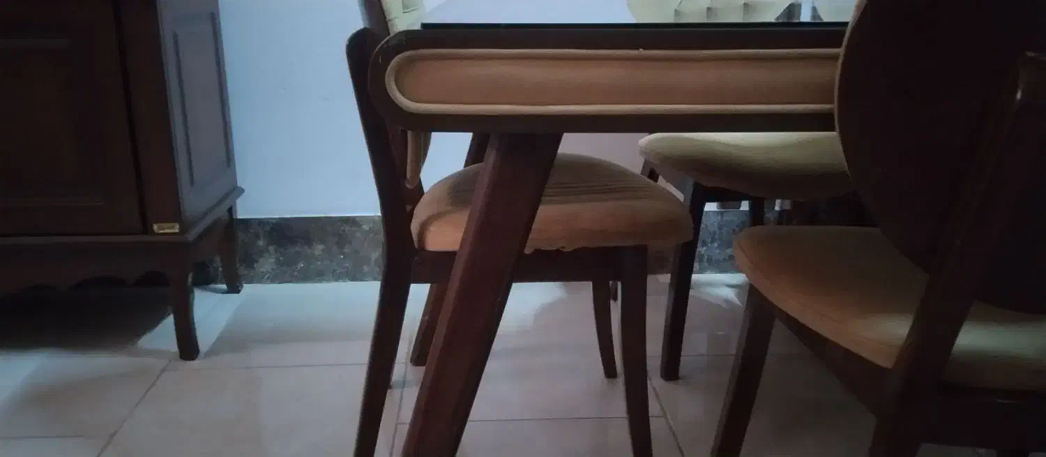 نهارخوری ۶نفره|میز و صندلی غذاخوری|رفسنجان, |دیوار