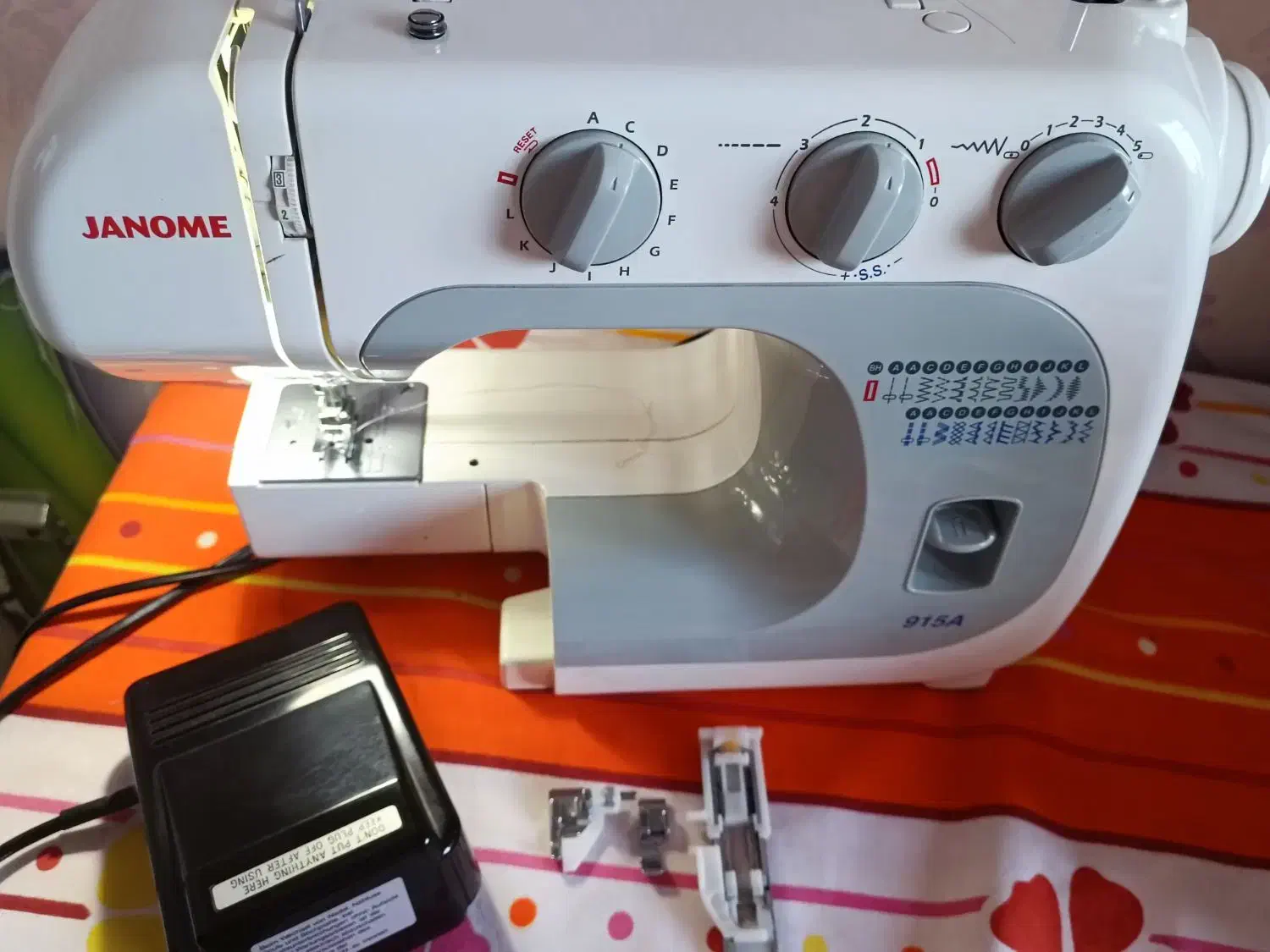 چرخ خیاطی ژانومه 915a|چرخ خیاطی و ریسندگی|کرمانشاه, |دیوار