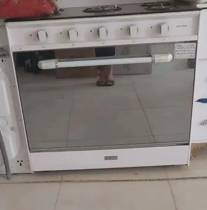 گاز شیشه ای فندک دار پنج شعله در حد نو|اجاق گاز و لوازم برقی پختوپز|بوکان, |دیوار