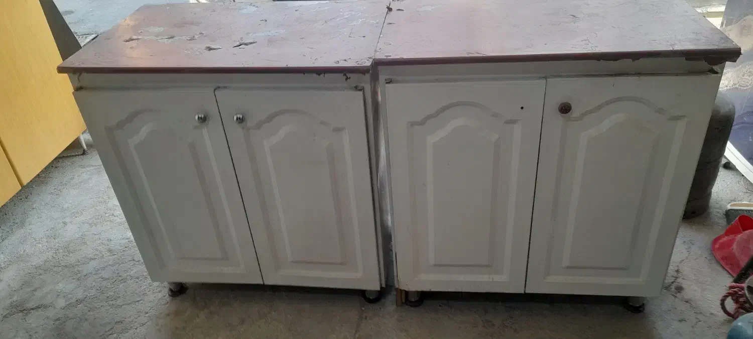 فروش کابینت فلزی زمینی ۲در زیر سماوری زیر سینک ۸۰|مصالح و تجهیزات ساختمان|رباط‌کریم, الارد|دیوار