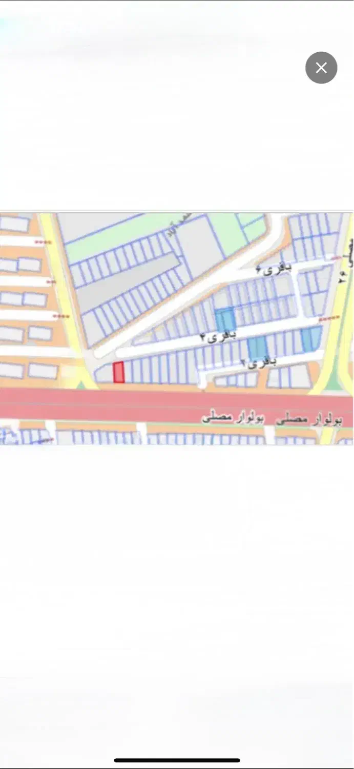 زمین(۱۵۵)متر با پروانه تجاری حاشیه مصلی(۲ممر)|فروش زمین و ملک کلنگی|مشهد, کارمندان دوم|دیوار