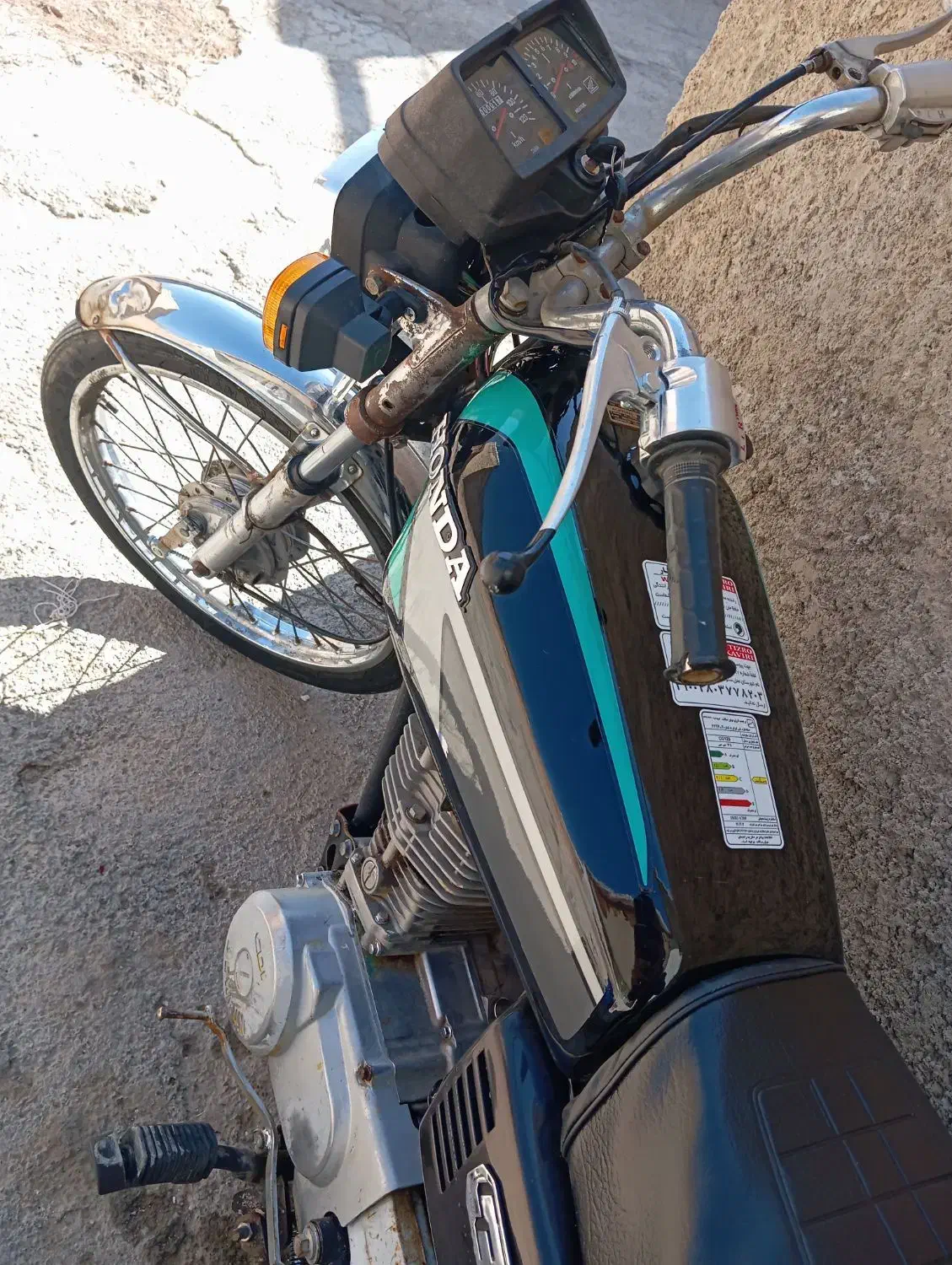 موتور 125برگه اوراق اسب زین شده سالم..|موتورسیکلت|داران, |دیوار
