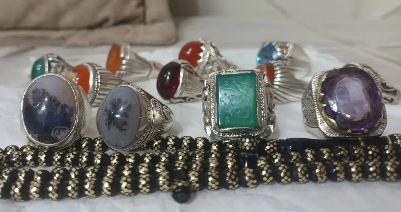 مجموع انگشتری آنتیک همشون دست ساز|کلکسیون اشیاء عتیقه|اردبیل, |دیوار