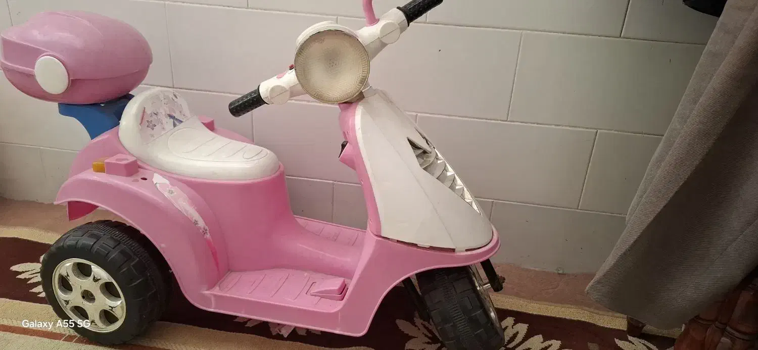 موتور شارژی دخترونه|اسباببازی بچه|قم, نخودی|دیوار