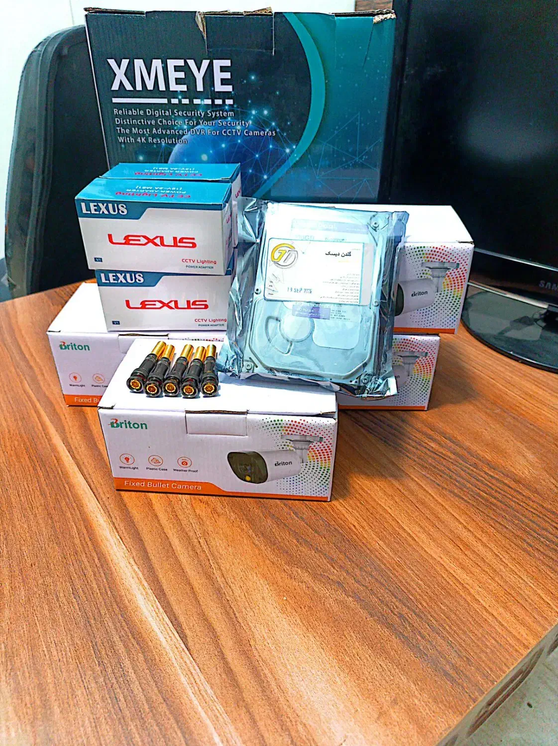 پک تخفیفی ۴ تایی دوربین مدار بسته دید در شب رنگی|دوربین مداربسته|کاشمر, |دیوار