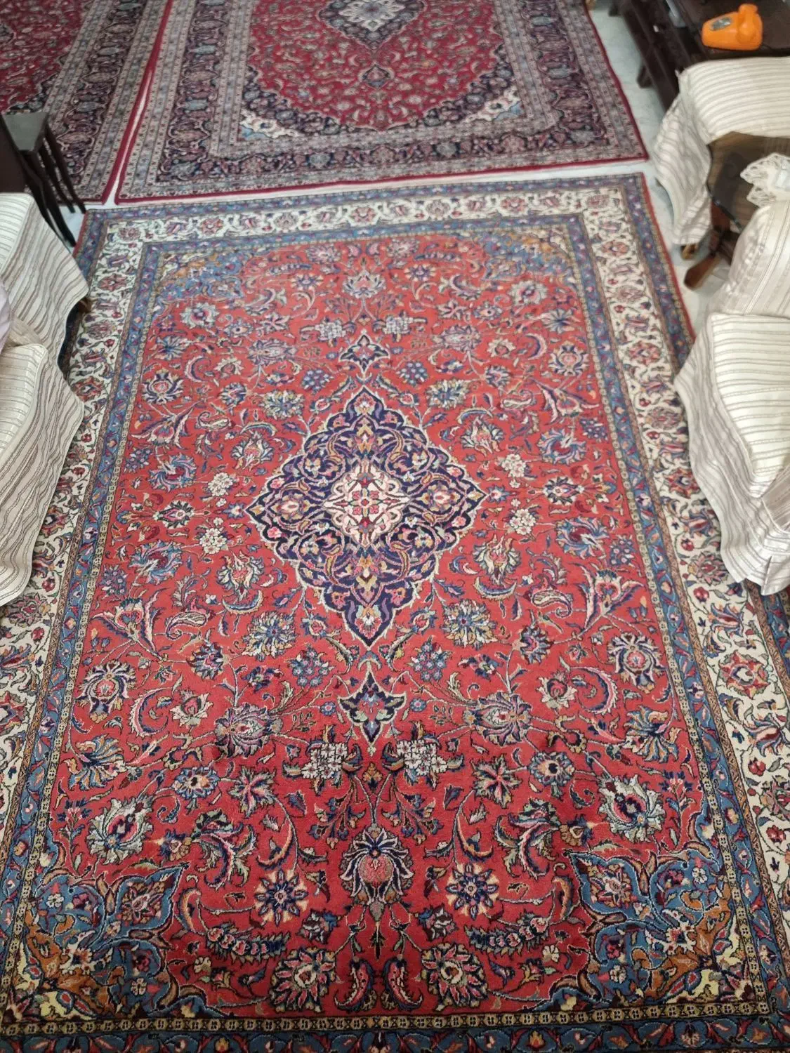 فرش ۹ متری دستبافت ساروق(تمیز و آماده استفاده)|فرش|تهران, صد دستگاه|دیوار