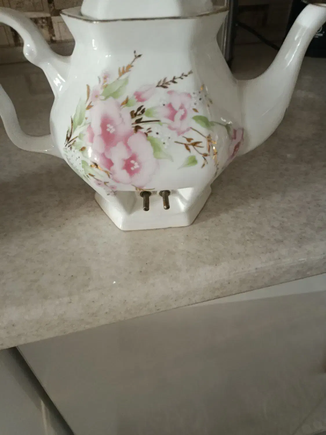 کتری قوری چینی برقی|قوری، کتری، قهوه‌ساز دستی|اراک, |دیوار