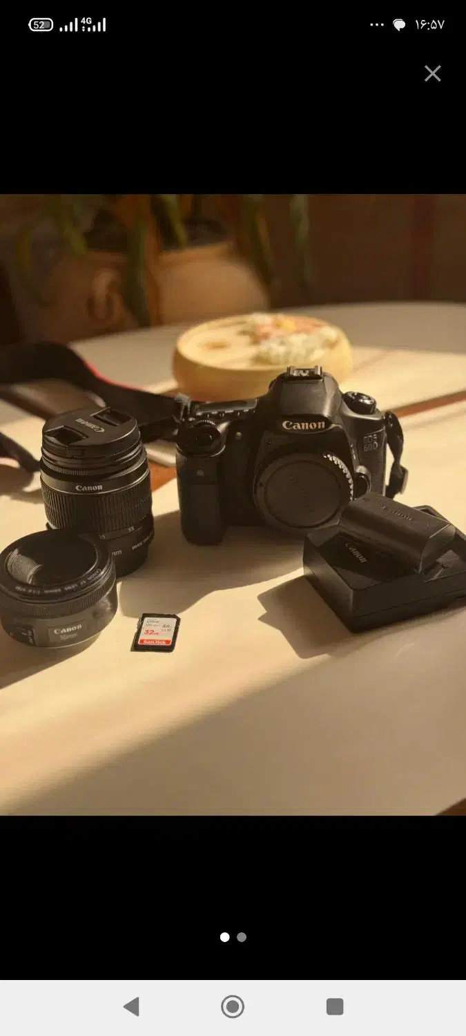 دوربین کنون 60D|دوربین عکاسی و فیلم‌برداری|بندرعباس, |دیوار