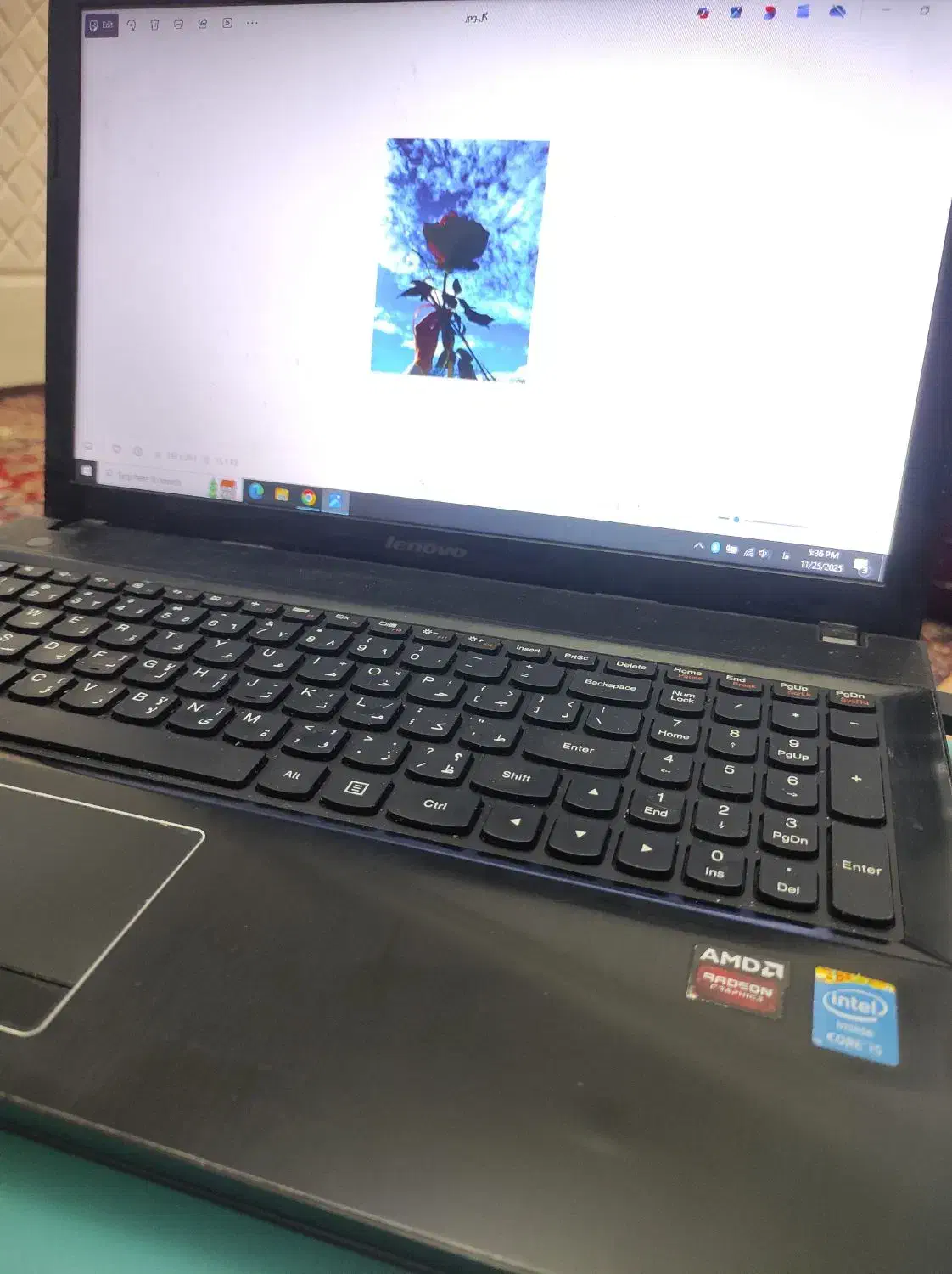 لپتاپ لنوو رم ۸ و گرافیک ای ام دی|رایانه همراه|میانه, |دیوار