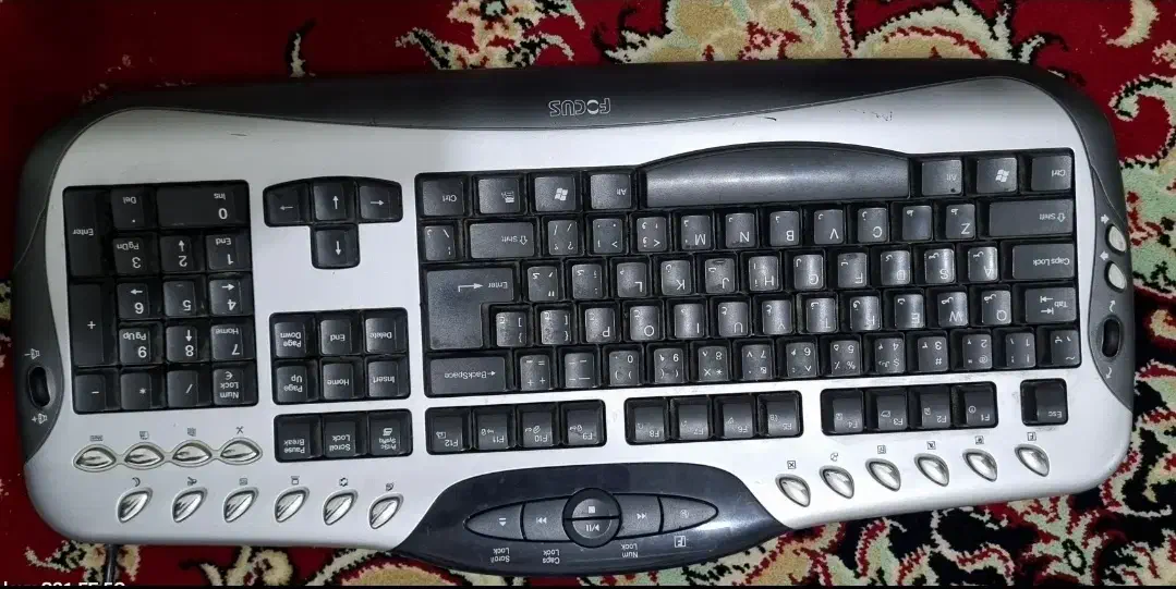 کیبورد در حد نو|قطعات و لوازم جانبی رایانه|کنگاور, |دیوار