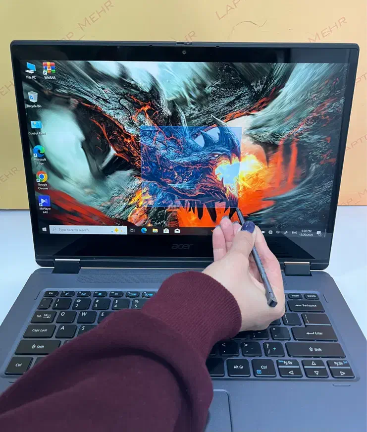 Acer تاچ ۳۶۰ درجه + قلم|رایانه همراه|شیراز, ملاصدرا|دیوار