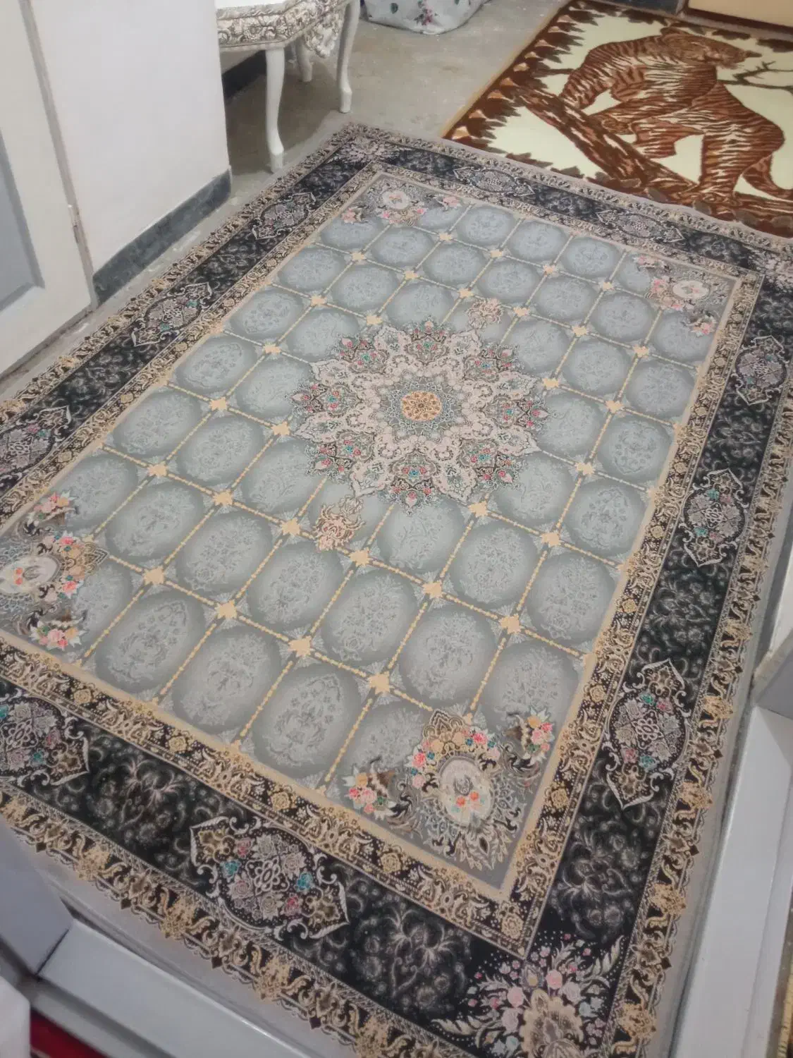 فرش نمد|گلیم، جاجیم، گبه|سقز, |دیوار