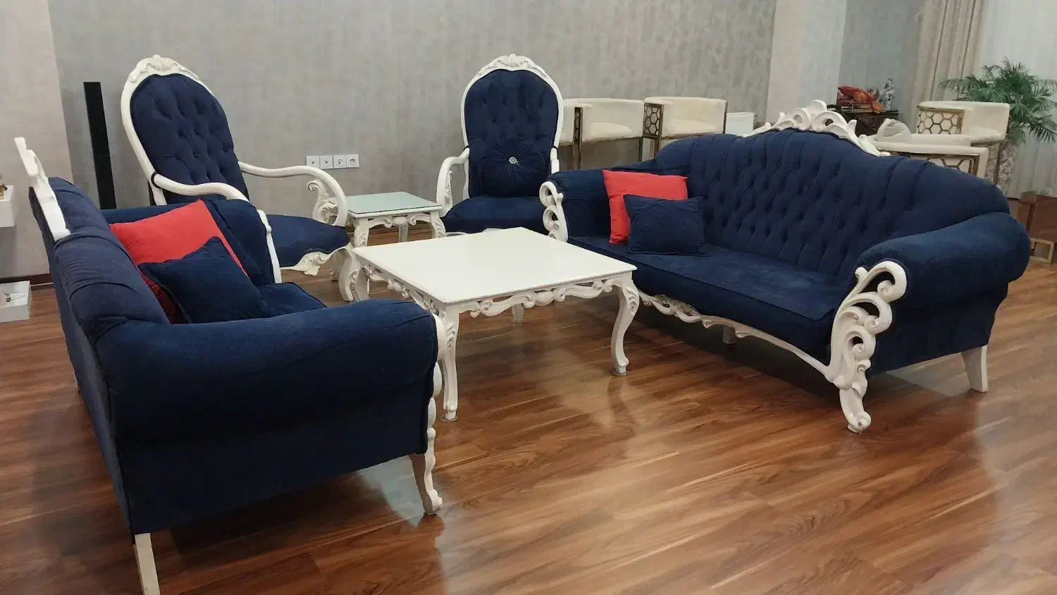 مبلمان هفت نفره با نهار خوری ۸نفره|مبلمان خانگی و میز عسلی|فردیس, شهرک راه آهن|دیوار