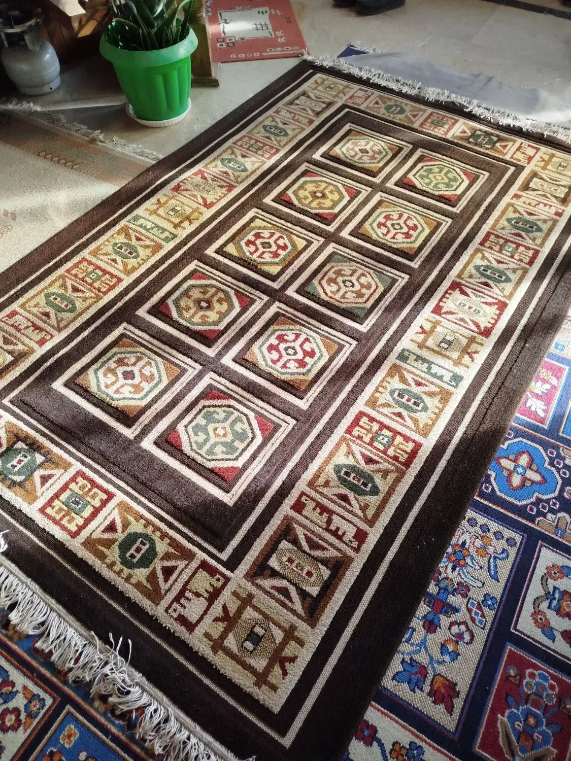 قالیچه|فرش|شاندیز, |دیوار