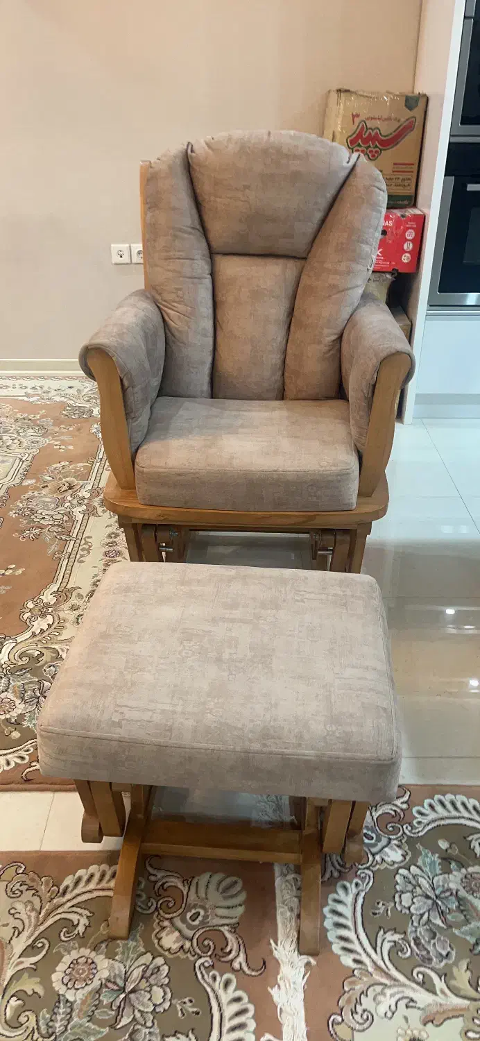 صندلی راک مبلی|مبلمان خانگی و میز عسلی|اهواز, گلستان|دیوار