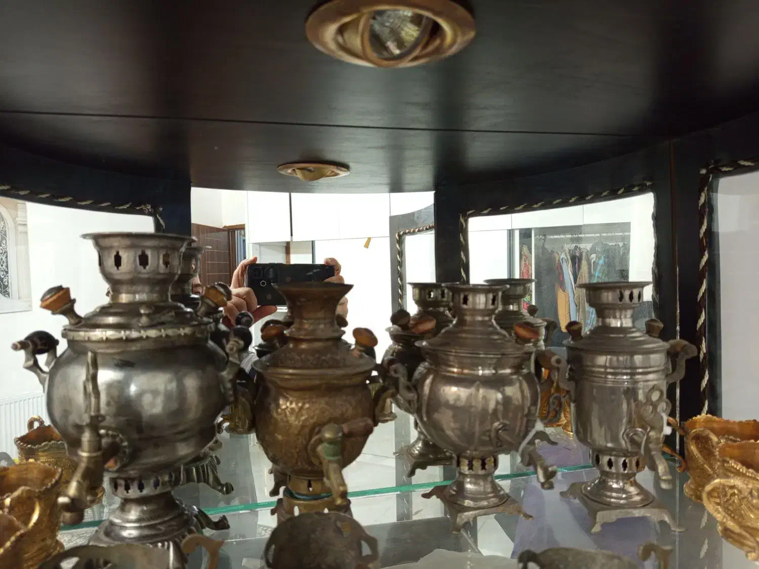 سماور ذغالی ورشو فسقلی|کلکسیون اشیاء عتیقه|خمینیشهر, |دیوار