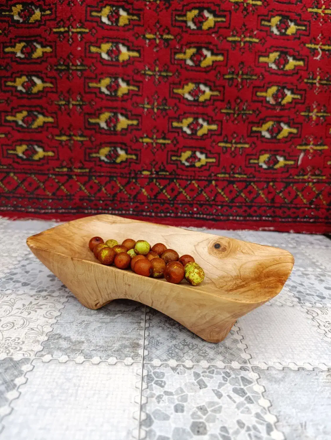 آجیل خوری پایه دار|صنایع دستی و سایر لوازم تزئینی|کلاچای, |دیوار