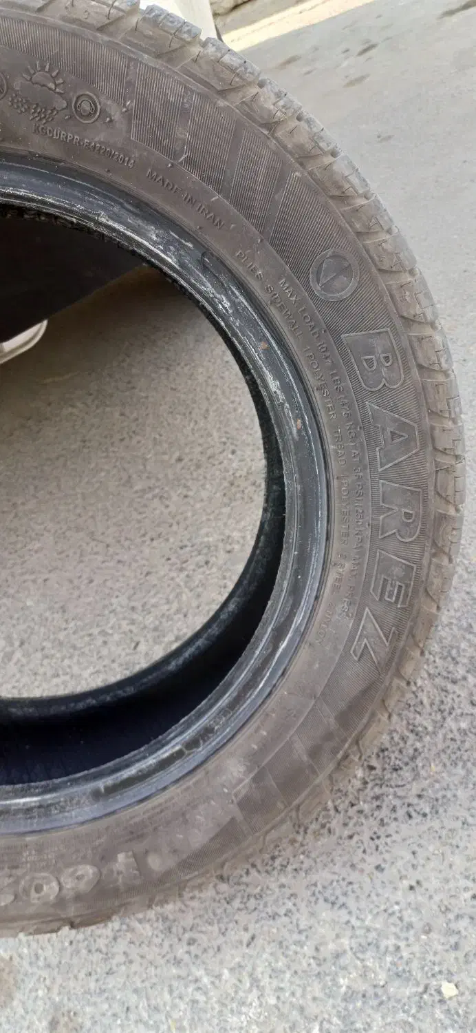 ۴ حلقه لاستیک بارز کاملا در حد نو|قطعات یدکی و لوازم جانبی|بندر امام خمینی, |دیوار