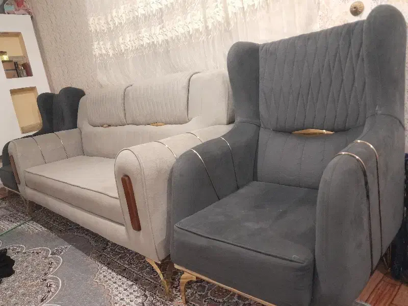 فروش مبلمان هشت نفره|مبلمان خانگی و میز عسلی|منوجان, |دیوار