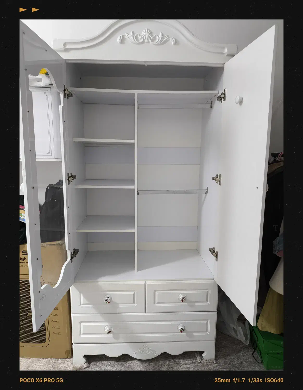 تخت و کمد سفید|تخت و سرویس خواب|بندر ماهشهر, |دیوار