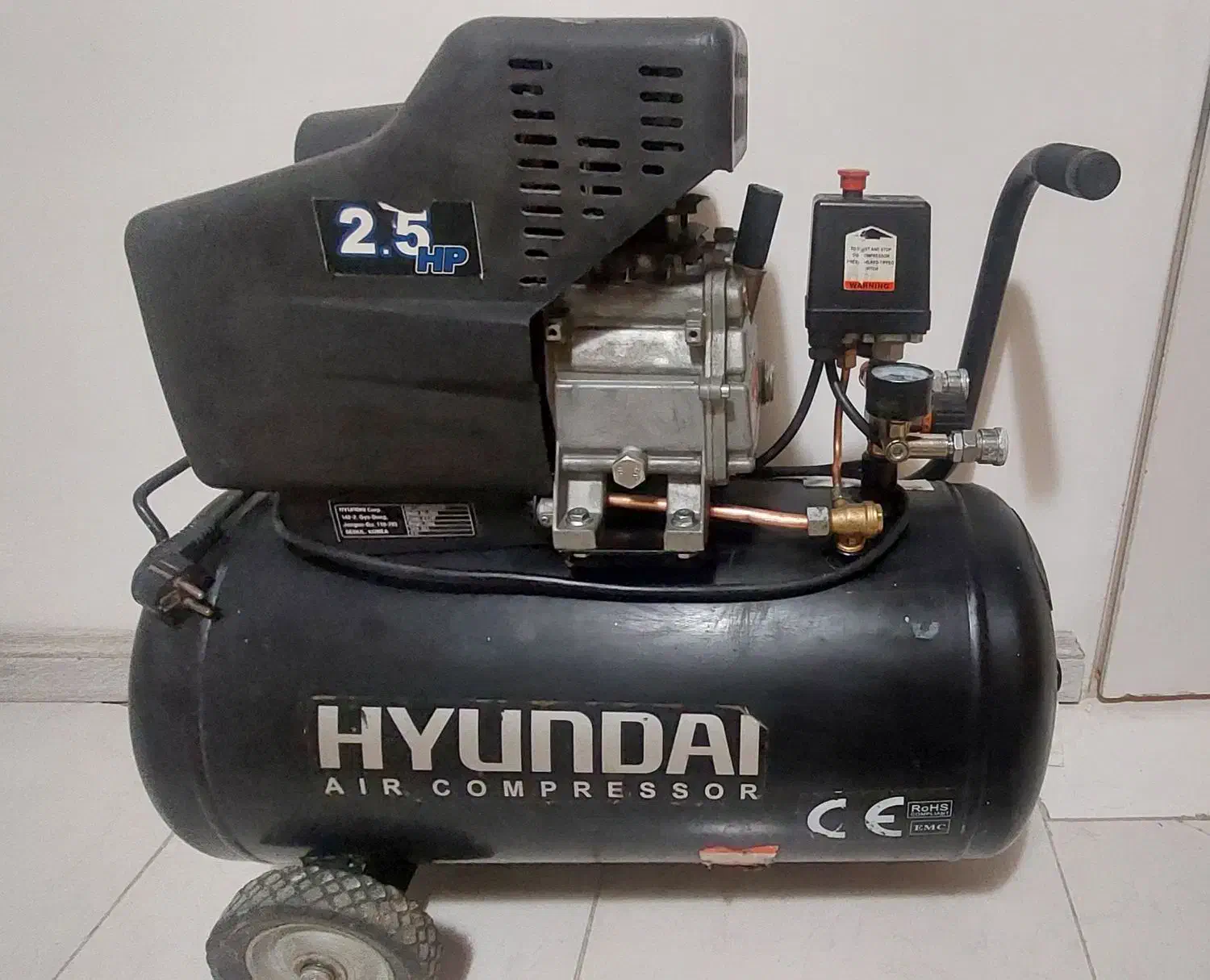 پمپ باد ۵۰ لیتری هیوندای|ابزارآلات|گلستان (تهران), |دیوار