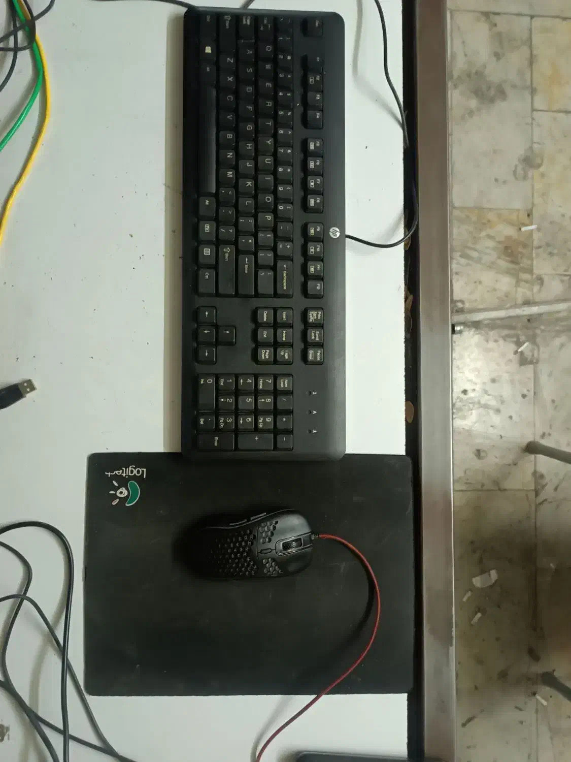 کیبورد وموس اچ پیhp در حد نو|قطعات و لوازم جانبی رایانه|نسیم‌شهر, |دیوار