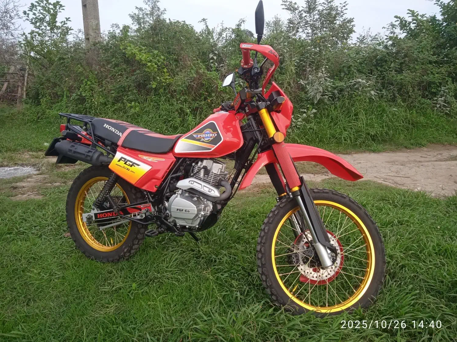 موتورسیکلت انژکتور پیشرو xl200|موتورسیکلت|رودسر, |دیوار