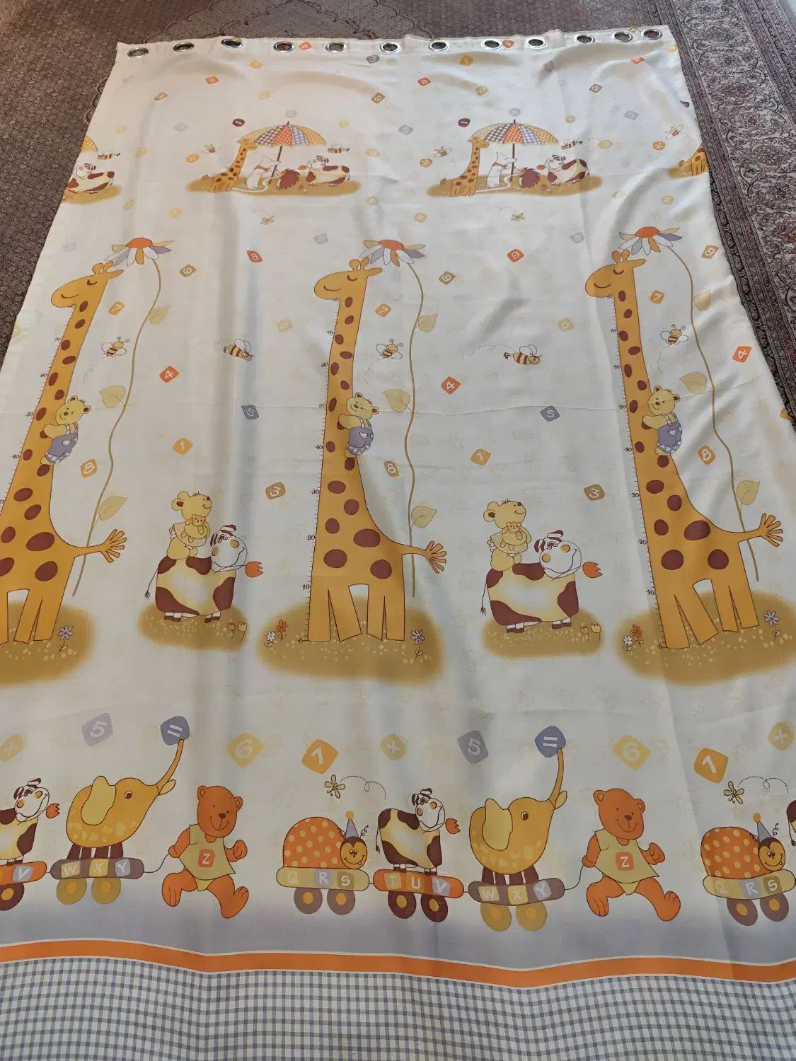 پرده اتاق کودک|پرده، رانر، رومیزی|تهران, سازمان برنامه جنوبی|دیوار