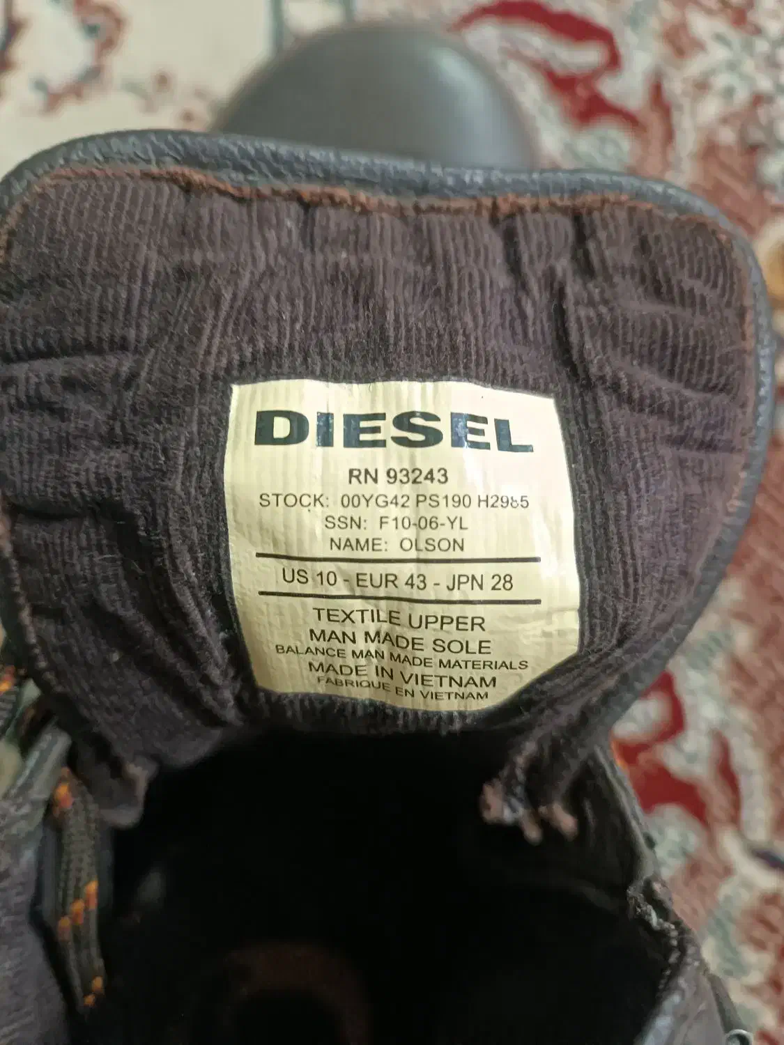 نیم بوت دیزل اورجینال|کیف، کفش، کمربند|خرم‌آباد, |دیوار