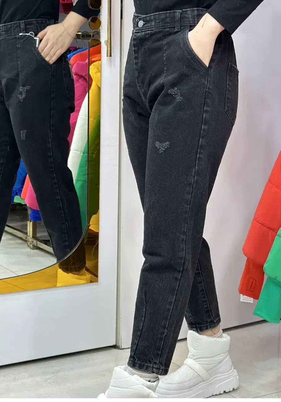 شلوار مام ذغالی جنس جین کشی نیست|لباس|فسا, |دیوار