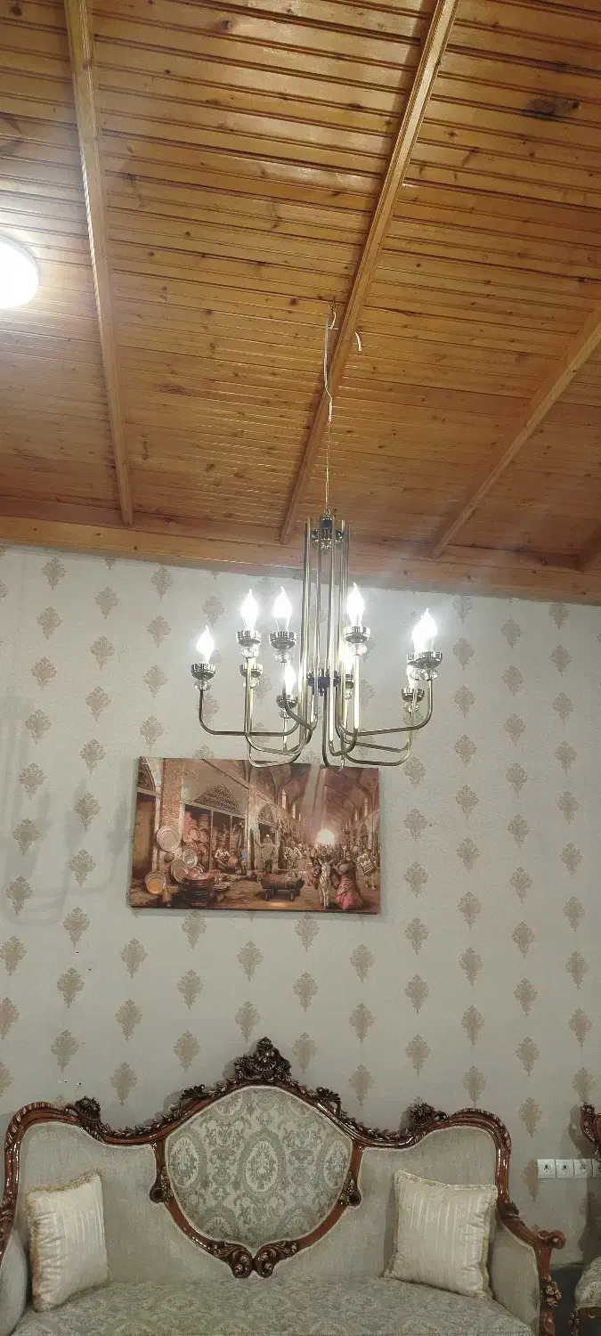 لوستر ۱۰شعله|لوستر و چراغ آویز|گرگان, |دیوار