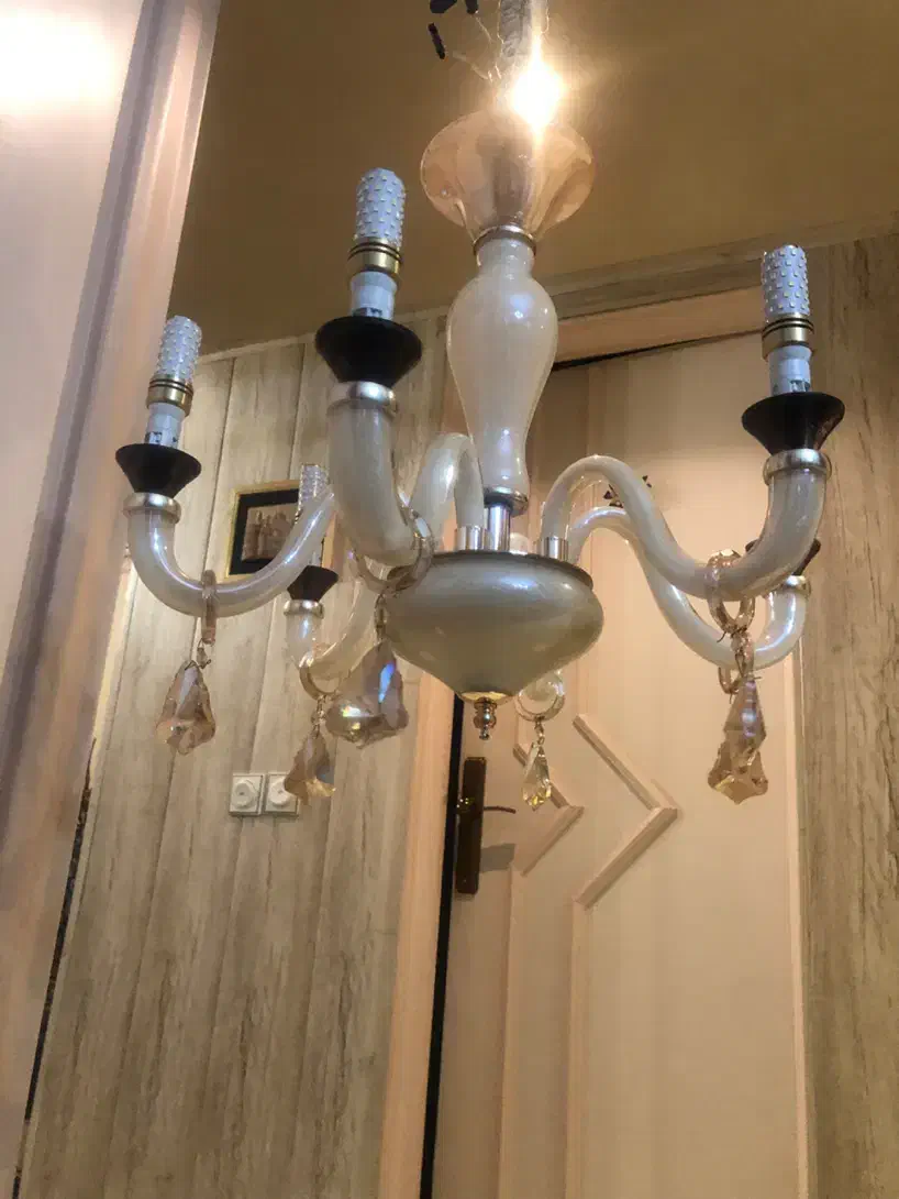 لوستر پنج شاخه خارجی|لوستر و چراغ آویز|تهران, تهرانپارس غربی|دیوار