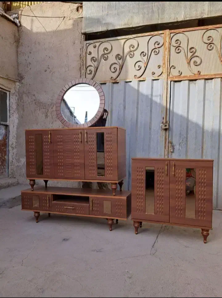 آینه کنسول الماس|بوفه، ویترین، کنسول|ملارد, |دیوار