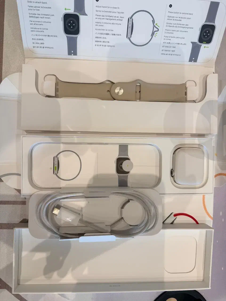 اپل واچ سری ۹ فقط باکس باز شده .|ساعت|سنندج, |دیوار