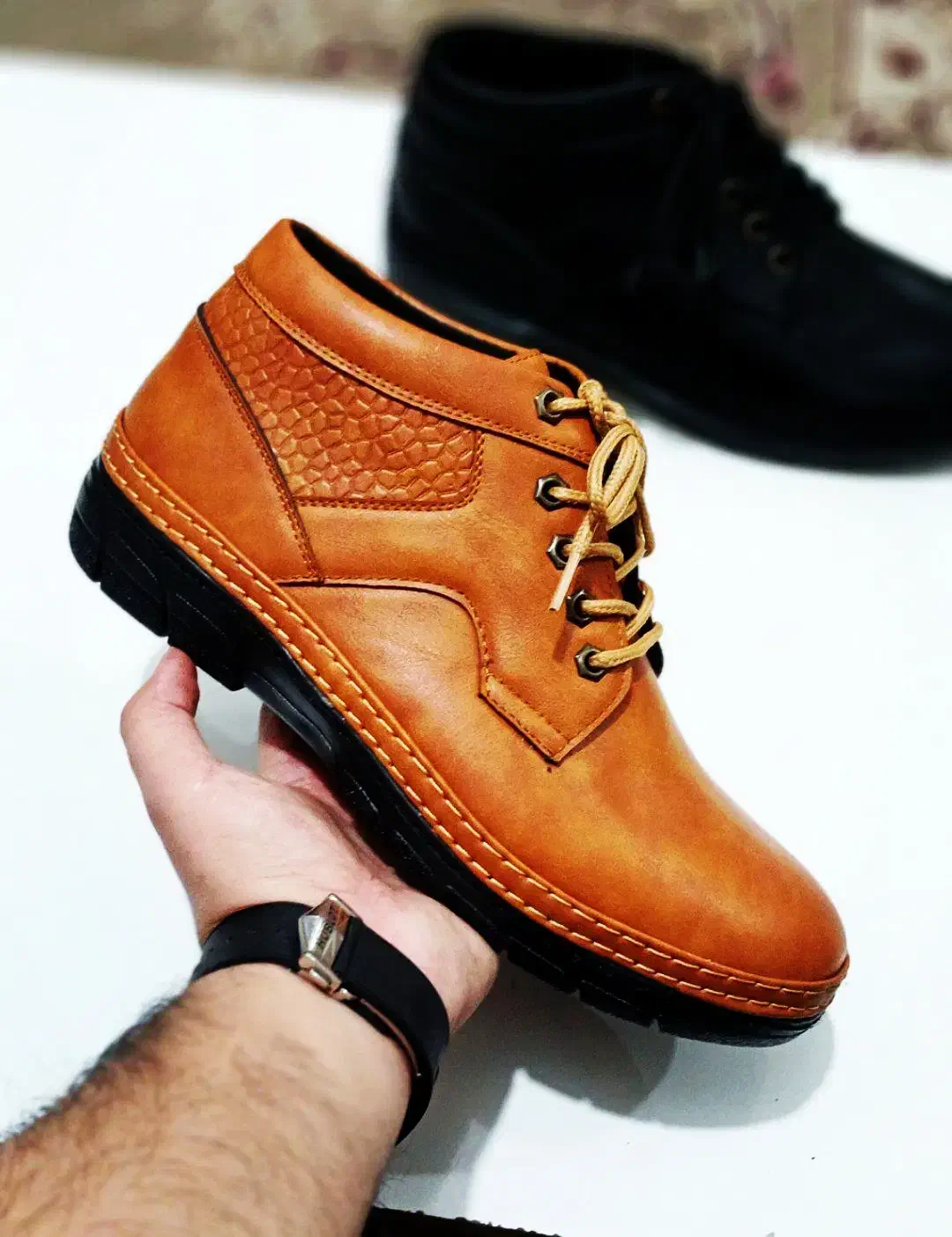 نیم بوت مردانه باکیفیت دست دوز|کیف، کفش، کمربند|خرم‌آباد, |دیوار