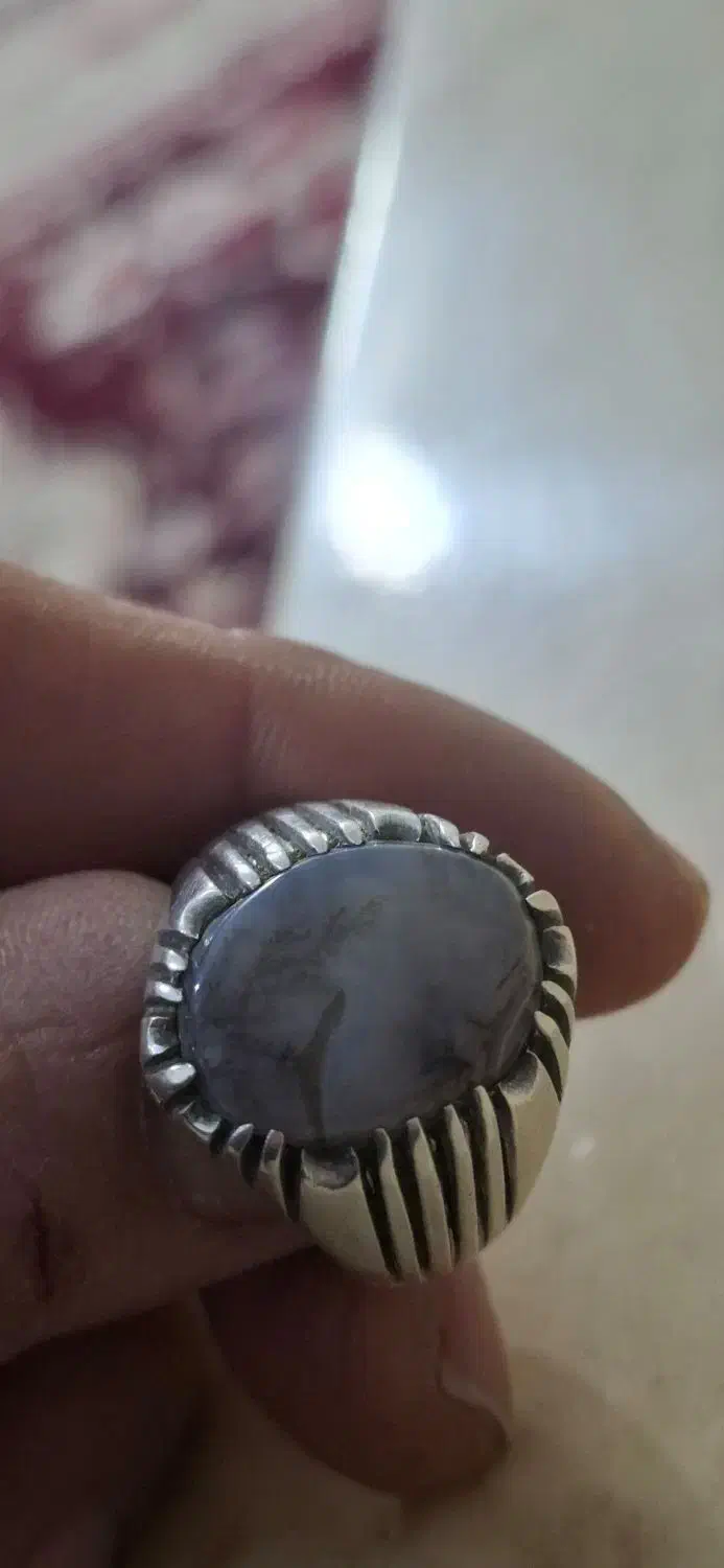 انگشتر نقره رکاب سنگین|جواهرات|فردیس, شهرک شهید حسینی|دیوار