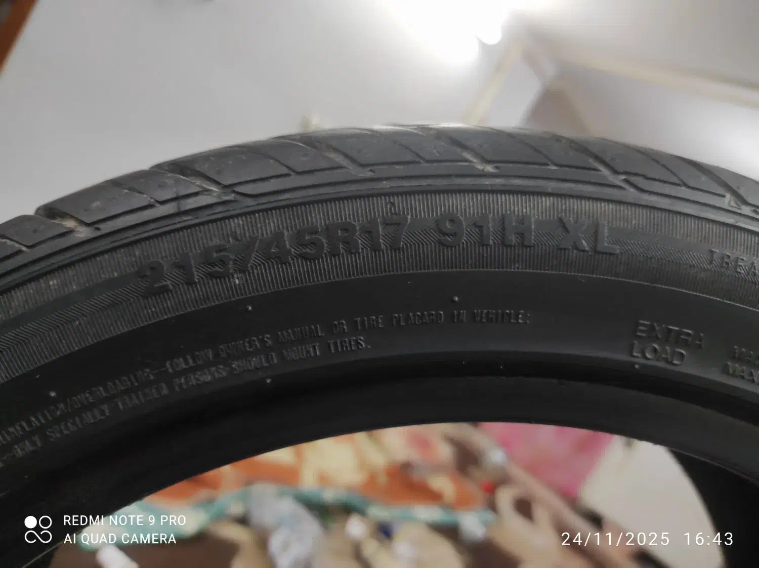 لاستیک تک درحت نو99 درصد|قطعات یدکی و لوازم جانبی|کردکوی, |دیوار