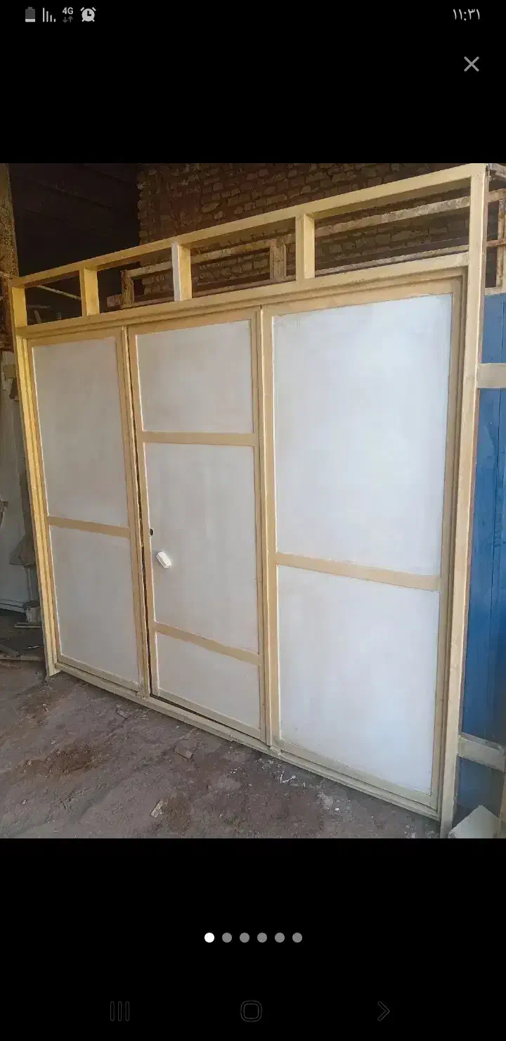 درب حیاط ۳لنگه ماشین رو|مصالح و تجهیزات ساختمان|آبادان, |دیوار