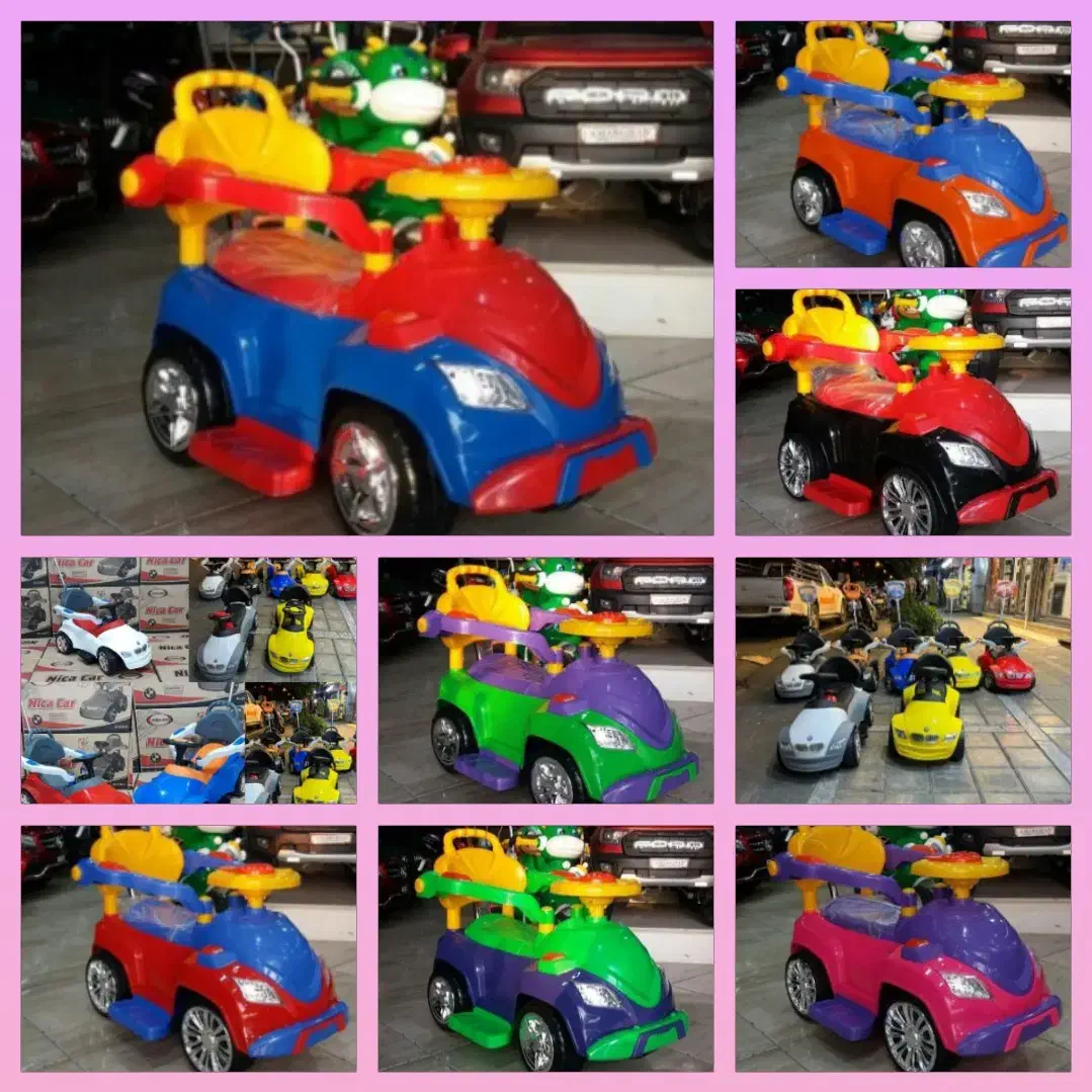 ماشین دسته دار کودک موزیکال مجیکار و بی ام و|اسباببازی|اندیشه, اندیشه فاز ۱|دیوار