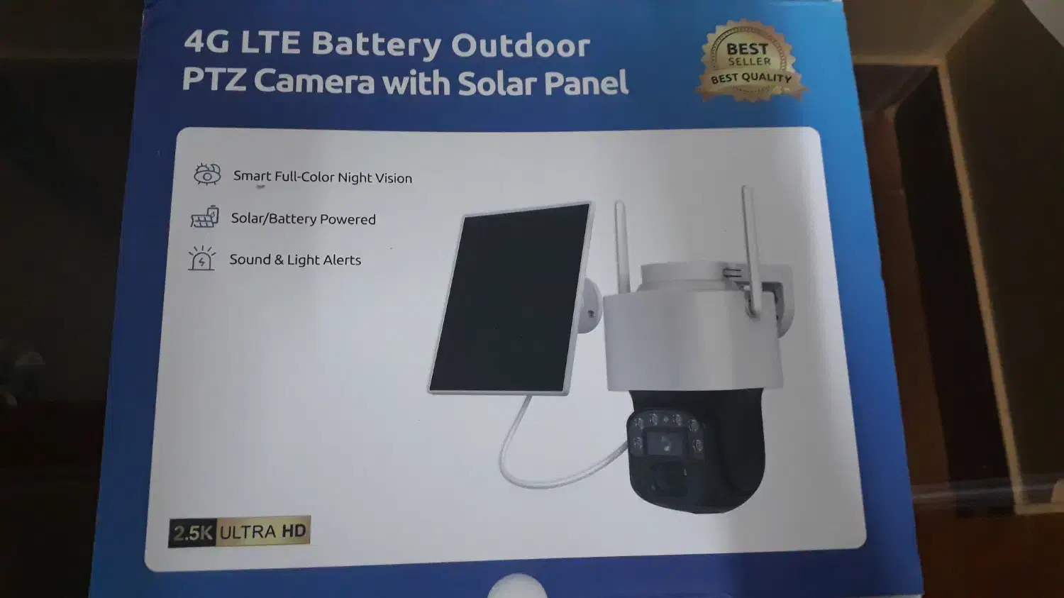 دوربین مدار بسته خورشیدی چرخشی/۱۲۸ گیگ مموری/بانصب|دوربین مداربسته|دماوند, دماوند|دیوار