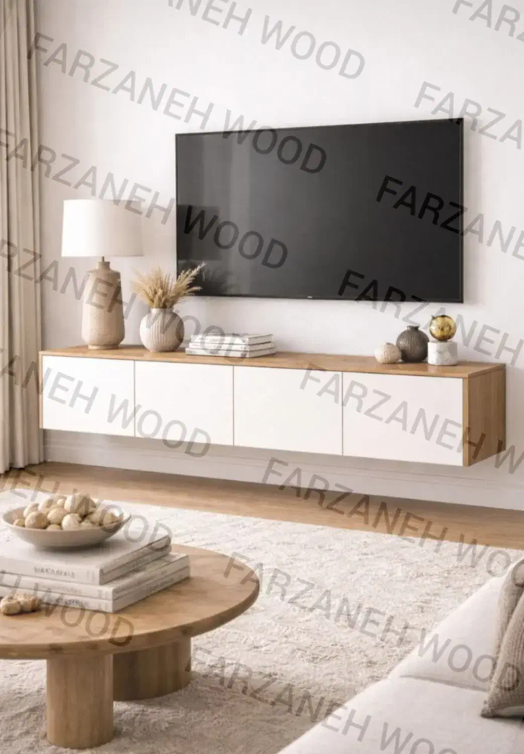 باکس و شلف مدرن مینیمال تی وی وال دیواری|میز تلویزیون|تهران, یافت آباد جنوبی|دیوار