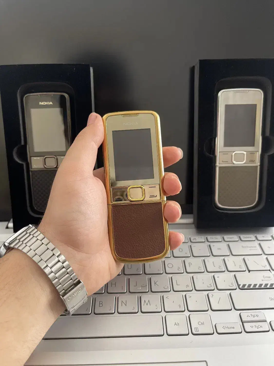 نوکیا 8800 لوکس کشویی لاکچری گوشی کلکسیونی آکبند|موبایل|کرج, گلشهر|دیوار