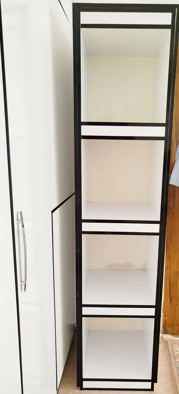 قفسه در حد نو|کتابخانه، شلف، قفسه‌های دیواری|تاکستان, |دیوار