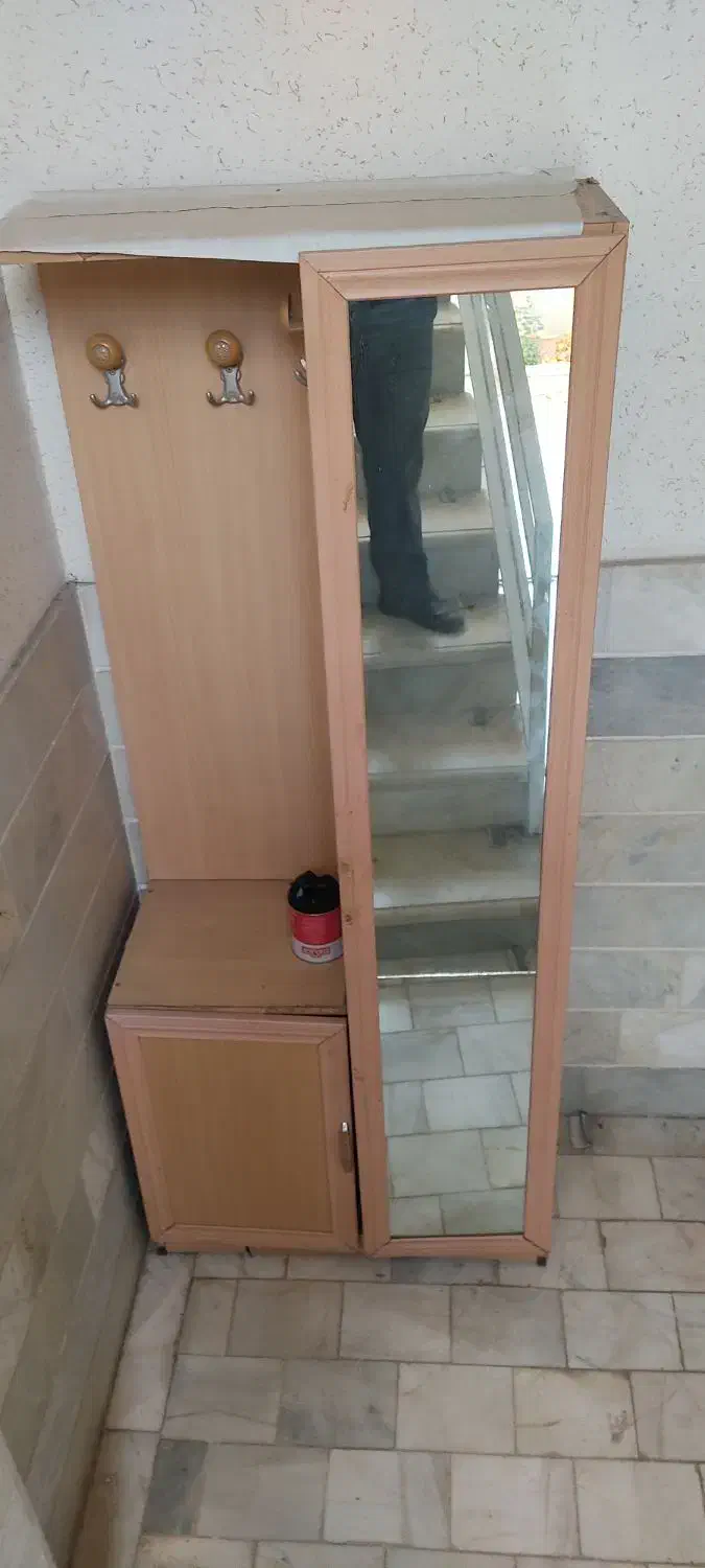 کمد لباس و جاکفشی|جاکفشی، کمد، دراور|قزوین, |دیوار