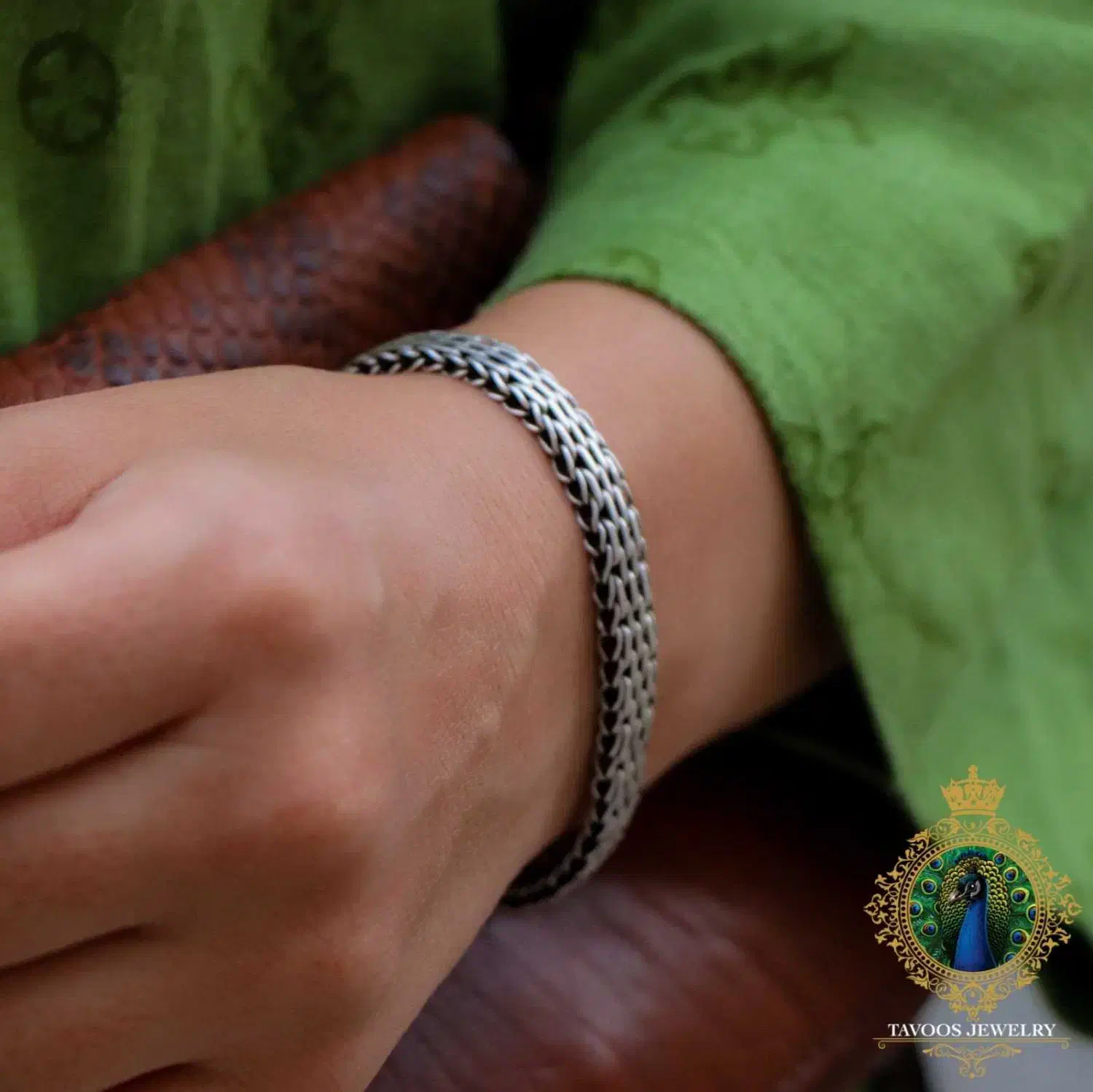 دستبند نقره زنانه مدل رولکسی ـ طراحی خاص و لوکس|جواهرات|زاهدان, |دیوار