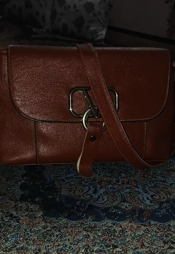 کیف چرم قهوه ایی|کیف، کفش، کمربند|زابل, |دیوار