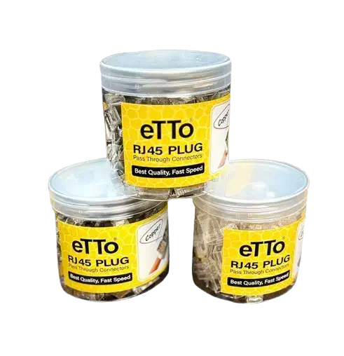 سوکت شبکه ته باز برند eTTo بسته ای و تکی|مودم و تجهیزات شبکه|قم, آلوچو|دیوار